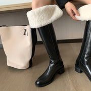 Womens Leather Winter Boots
