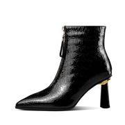 FY Zoe Front High Heel Ankle Boots
