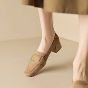 Suede Loafers Women