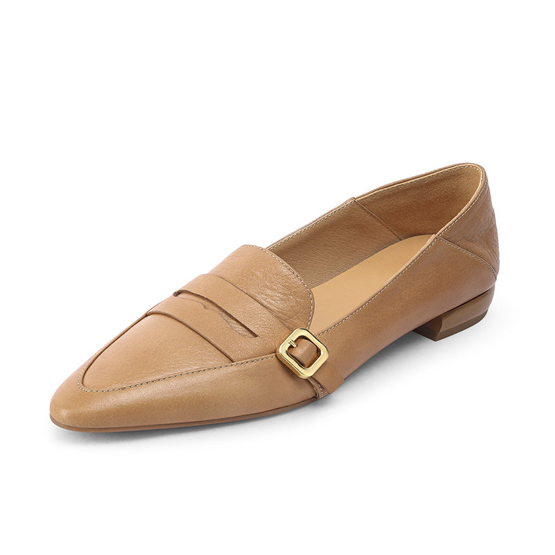 Chic Pointed Toe Loafers