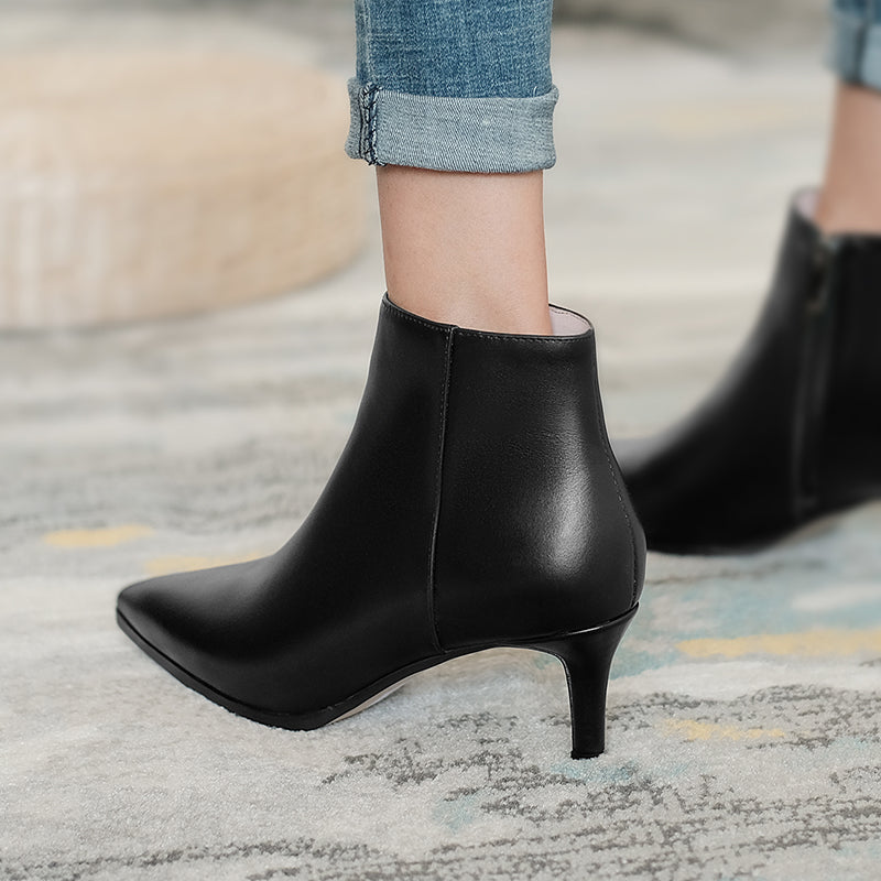 Womens kitten shop heel boots