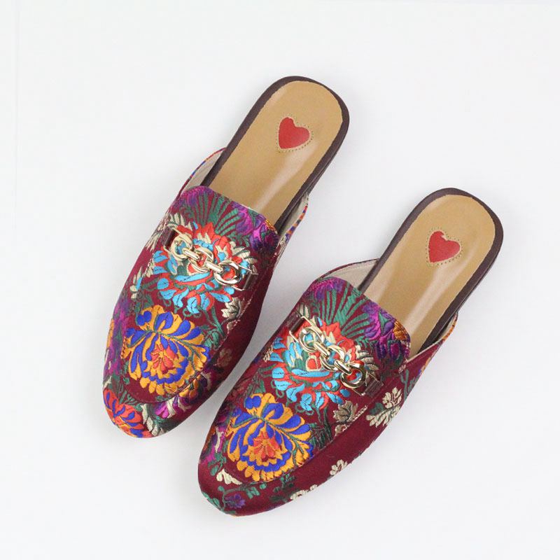 Mariam Embroidered Mules
