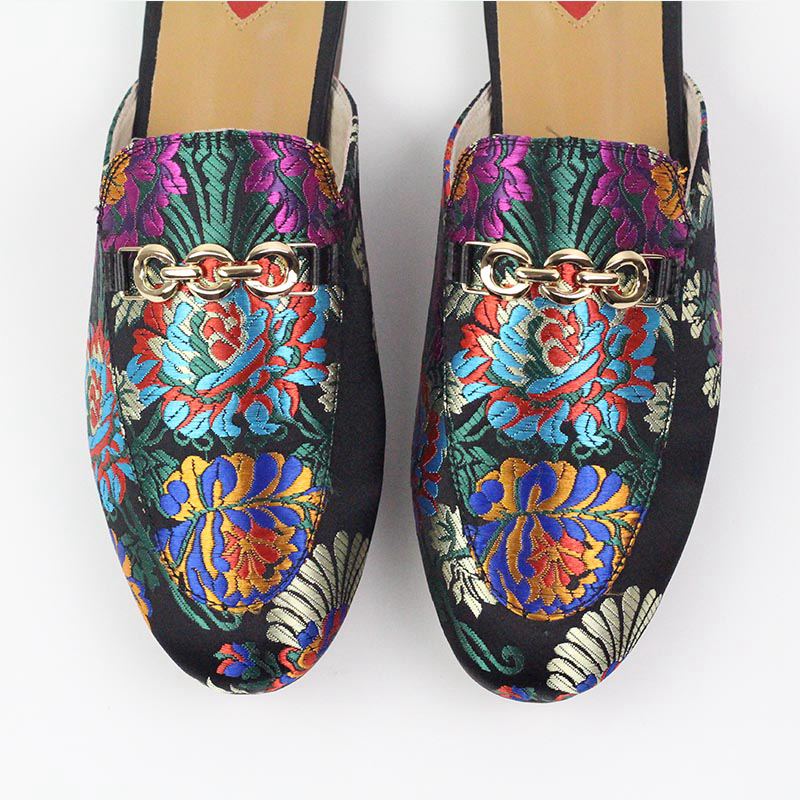 Mariam Embroidered Mules