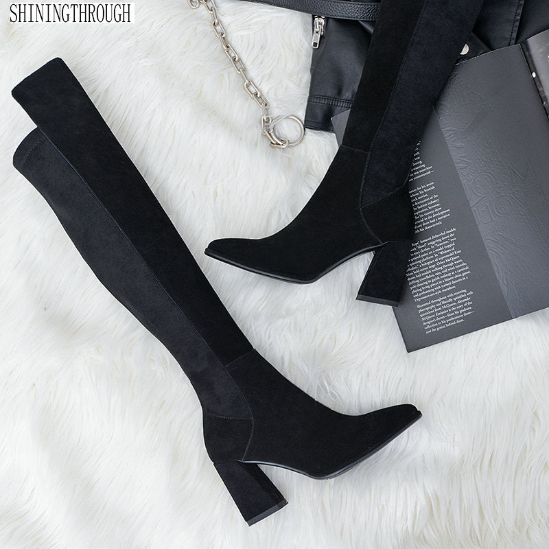Sutton Handmade Stretch over the Knee Boots