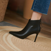 Black Stiletto Ankle Boots