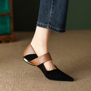 Pointed Toe Flat Mary Jane Shoes