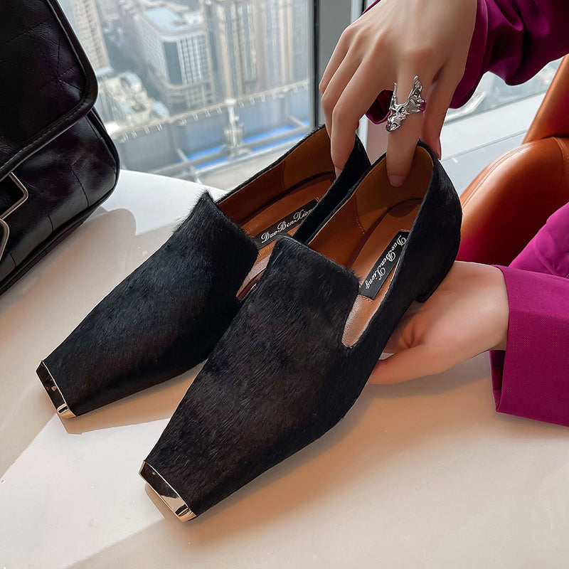 Women's Square Toe Loafers