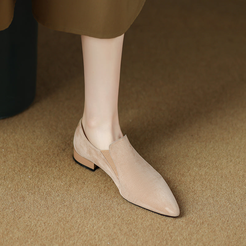 Ladies nude hotsell flat shoes